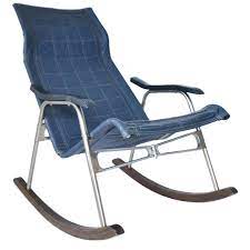 Most comfortable rocking camping chair. Folding Rocking Chair By Takeshi Nii Japan 1950s At 1stdibs