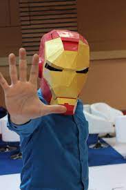 Iron man will shoot focused lasers out of both of his hands and spin in a circle. Tips Needed To Make My First Paper Modeling Workshop With Kids Fun Interactive Therodinhoods