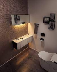 美しさがつづく アラウーノ なら トイレもお気に入りの部屋にできる トイレ手洗い アラウーノカウンター パナソニック auc03 幅900mm 0 5坪 一体型カウンター フロートキャビネット 水廻り モダン トイレ設備 手洗いルー バスルームのデザイン バスルームの