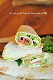 Wraps Avocat Saumon Concombre Feta Food Helthy Food Food Dishes