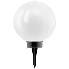 Eglo Solar Led Kugelleuchte Dm 250 Weiss M Erdspiess Solarleuchten Wegbeleuchtung Aussenleuchten