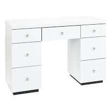 Wren Living Shard Diamond White Dressing Table White Dressing Tables White Glass Wren Kitchen