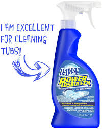 Combine the ingredients for this shower cleaner with dawn and vinegar in a 28 oz. Dawn Power Dissolver Is Excellent For Cleaning Tubs Tub Cleaner Bathroom Cleaner Cleaning