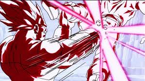 Image result for dragon ball z android 13 goku punched in the dick