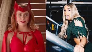 Cardi B Dons Scarlet Witch Halloween Outfit Ahead Of Wandavision