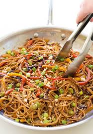 Easy Rainbow Vegetable Noodle Stir Fry Chef Savvy Recipe Vegetable Noodles Recipes Easy Stir Fry Recipes