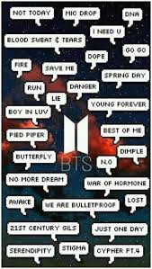 Algo Pa Tu Celu Ahy Ta Bts V Bts Nombres De Canciones Fondo De Pantalla Bts