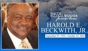 Thank you for your contributions to our community. Harold E. Beckwith, Jr.  was born