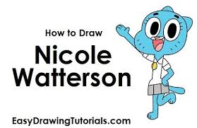 How To Draw Nicole Watterson Draw The Amazing World Of Gumball Nicole