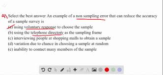 Voluntary response bias refers to when only the people with strong opinions respond to a survey. Solved If We Have A Large Voluntary Response Samp