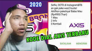 Memang kalau masalah chatting atau ber interaksi lewat media sosial di saat. Gokil Kode Dial Axis Terbaru Paket Internet Murah 2020 Youtube
