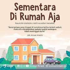 Kabar Gembira Bagi Anda Yang Menetap Di Rumah Ketika Terjadi Wabah N Nمن جلس في بيته في وقت وقوع الطاعون ف Kutipan Pelajaran Hidup Inspirasional Kutipan Agama