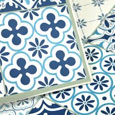 Check spelling or type a new query. Floor Tiles Self Adhesive Vinyl Flooring Kitchen Bathroom Patterned Blue Orange Ebay