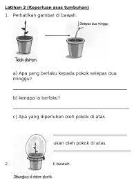 Azlan published on june 26, 2013. Latihan 4 Keperluan Asas Tumbuhan