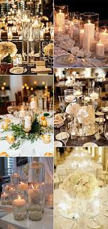 20 Elegant Wedding Centerpieces With Candles For 2018 Trends Elegant Wedding Centerpiece Wedding Candles Romantic Weddings
