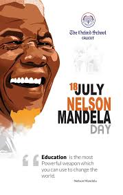 It was 25 years ago this very day. Remembering Madiba Mandela Day Celebrated The Oxford School Calicut
