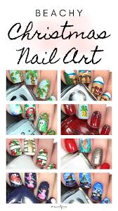 Maybe you would like to learn more about one of these? Beachy Christmas Nail Art 25 Sweetpeas