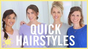 Kristin cavallari's relaxed, wavy ponytail is easy for any new mom to pull off, and loose enough to not look. Style Beauty 4 Quick Hairstyles For Mom Youtube