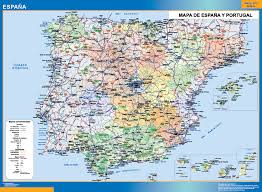 Mapa de españa representa a las comunidades autónomas de españa, frontera internacional, límite provincia con sus capitales, el capital nacional y otras ciudades importantes. Karte Von Spanien Simple Karten Fur Osterreich Und Deutschland