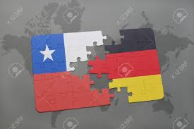 Tela 100% poliéster brillante y malla de 3 hilos cosido con doble pespunte. Rompecabezas Con La Bandera Nacional De Chile Y Alemania En Un Fondo De Mapa Del Mundo Ilustracion 3d Fotos Retratos Imagenes Y Fotografia De Archivo Libres De Derecho Image 59475882