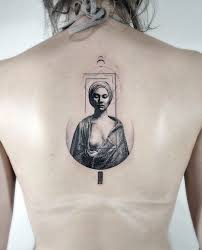 Delicate Spiritual Back Tattoo On Woman By John Monteiro Johnmonteiro From Hamburg Germany Check Out Our Instagram C Modern Tattoos Tattoos Tattoo Models