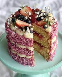 Raspberry And Coconut Cake Recipe Raspberry And Coconut Cake Coconut Cake Baking