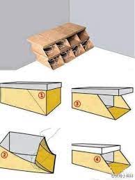 These diy cardboard organizer are very easy when it comes to installation and are equipped with compression loads feature that let them withstand any weight you put. Cafe Story à¸£ à¸§ à¸§à¸„à¸²à¹€à¸Ÿ On Twitter Diy Box Organizer Diy Box Shoe Shelf Diy