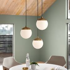 Kara 3 Light Cluster Globe Pendant Reviews Allmodern In 2020 Retro Chandelier Globe Pendant Contemporary Pendant Lights