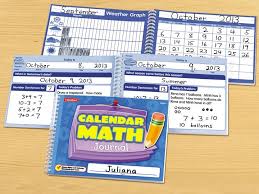 Calendar Math Journal At Lakeshore Learning Calendar Math Math Journals Math