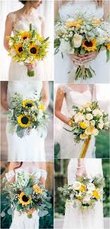 Home wedding party wedding bouquets. 22 Sunny Yellow Wedding Bouquet Ideas Yellow Wedding Bouquet Sunflower Wedding Bouquet Yellow Wedding Flowers