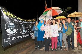 As for the appointed task force investigation into the disappearance of pastor raymond koh and activist amri che mat, moody should remind himself he is no longer an umno minister but, would you even believe it, a pakatan minister. Hope Lives On The Star