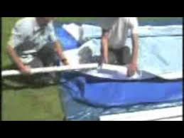 Montage Piscine Intex Metal Frame Rectangulaire Cash Piscines Youtube