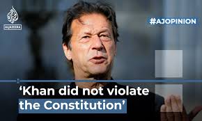 Imran Khan did not violate the constitution