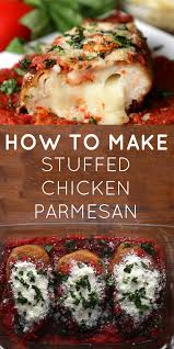 Stuffed Chicken Parmesan Recipe Chicken Parmesan Recipes Recipes Chicken Recipes