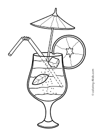 Summer Cocktail Coloring Pages For Kids Free Printable Summer Coloring Pages Coloring Pages For Kids Coloring Pages