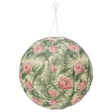 Solvinden Suspension A Energie Solaire A Led Exterieur Globe Fleur 45 Cm Utilisation Simple Sans Cable En 2020 Energie Solaire Lampe Suspendue Economies D Energie