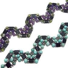 Around The Beading Table New Tila Bead Patterns Uploaded Beaded Bracelets Wave Bracelet Bracelet Patterns