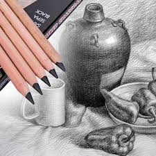 Sedangkan oil pastel memiliki tekstur yang lembut dan berminyak, hasil gambar yangdihasilkan pun lebih baik, lebih halus, dan mudah menempel pada krayon banyak digunakan di atas kertas, ini karena ia sulit diaplikasikan ke media gambar yang lain. 12pcs Kotak Lembut Pastel Pensil Kayu Krayon Arang Pensil Untuk Membuat Sketsa Gambar Artis Persediaan Kayu Pensil Aliexpress