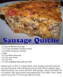 Pin By Jeanie Owens On Breakfast Quiche Recipes Sausage Quiche Recipes Recipes