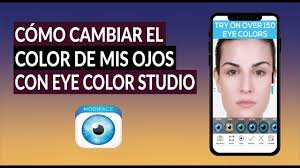 ¡puedes tener ojos verdes u ojos azules! Como Cambiar El Color De Mis Ojos Con La Aplicacion Eye Color Studio Ejemplo Mira Como Se Hace