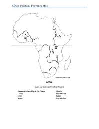 Physical features quiz high detailed africa physical map labeling stock vector (royalty. Africa Physical Map Worksheets Teaching Resources Tpt