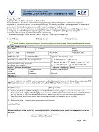 The Marvelous 004 Template Ideas Summer Camp Nomination Registration Form Pertaining To Camp In 2020 Professional Templates Resume Template Free Microsoft Summer Camp