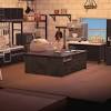 Crafted of hardwood solids and veneers, with engineered woods, and finished in a deep grey painted finish. 1