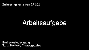 The bachelor of arts provides a broad, flexible education and is excellent preparation for a wide range of careers. Studying Dance And Choreography At The Hzt Berlin Universitat Der Kunste Berlin