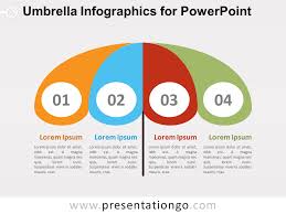 umbrella infographics for powerpoint presentationgo com