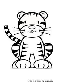 Printable Baby Tiger Coloring Pages For Kids Kids Printable Coloring Pages Tiger Crafts Animal Coloring Pages