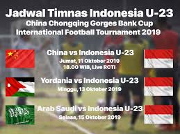 Timnas indonesia akan memainkan laga lanjutan kualifikasi piala dunia 2022 grup g zona asia kontra thailand pada kamis (3/6/2021) pukul 23.45 wib. Foto Jadwal Timnas Indonesia U 23 Di Cina