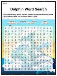 Dolphin Facts Worksheets Species Habitat For Kids