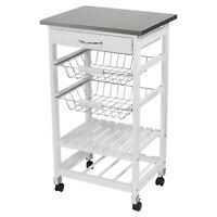 Shop for carts on wheels online at target. Kitchen Trolley Cart Hotel Restaurant Cafe Serving Rolling With Wheels Storage Ebay