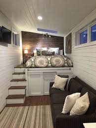 Couple S Custom 5th Wheel Tiny Home On Wheels 002 Tiny House Loft Tiny House Interior Tiny House Company